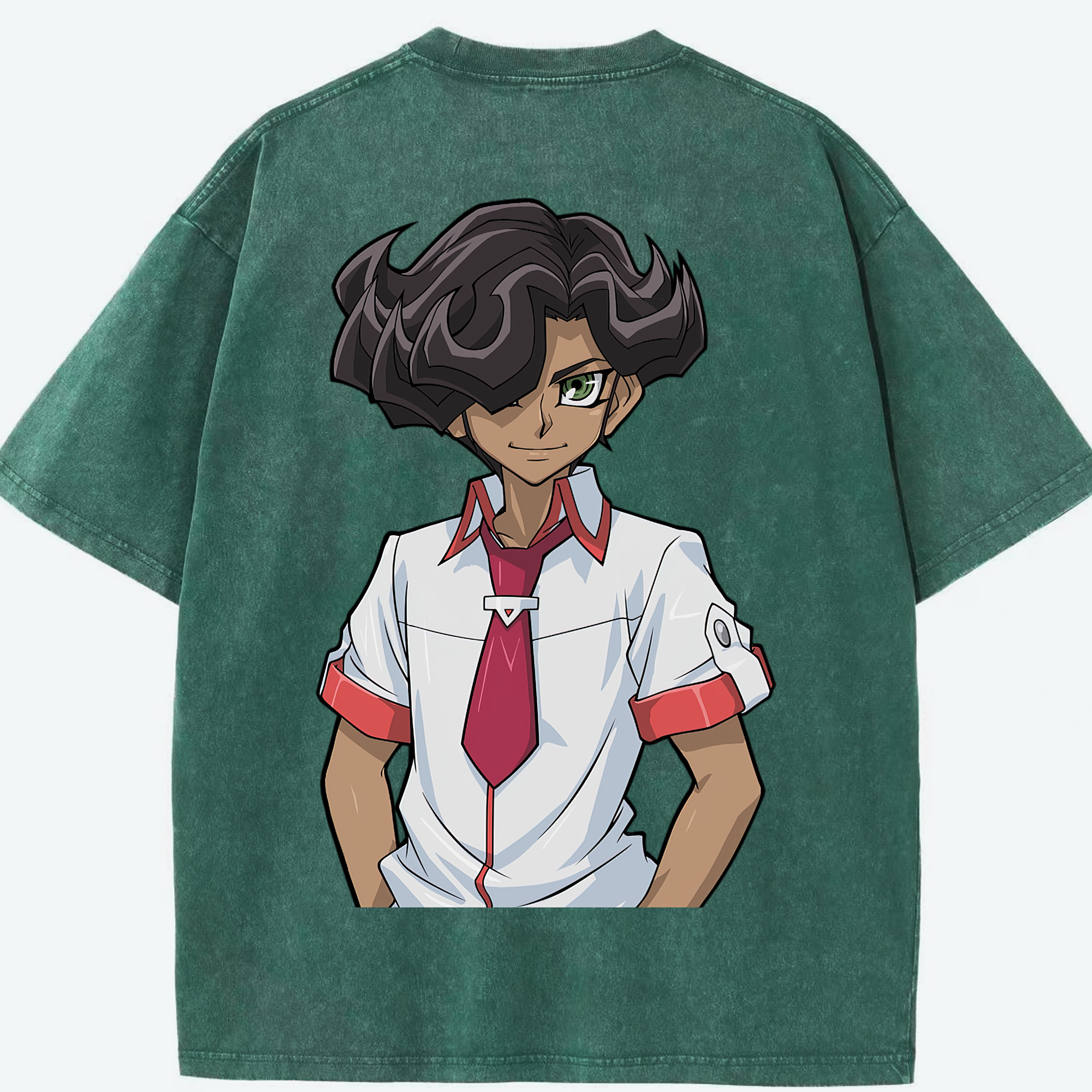 （画像用） 遊☆戯☆王 Yu-Gi-Oh! 綿100% ヴィンテージ風 半袖Tシャツ（背面プリント）